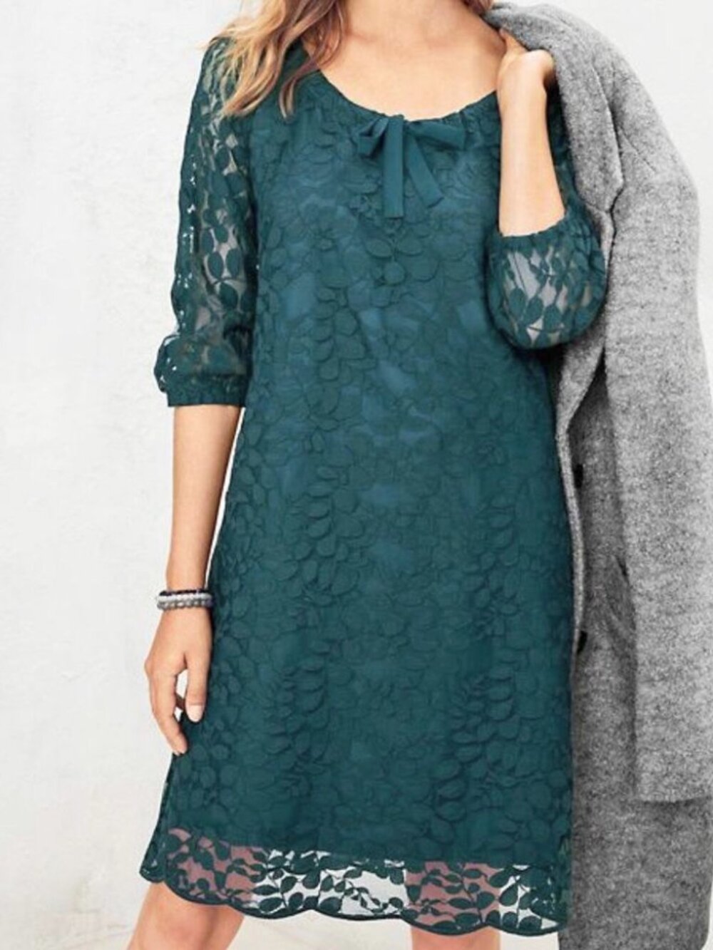 Garnet Hill Boheme Easy Lace Dress